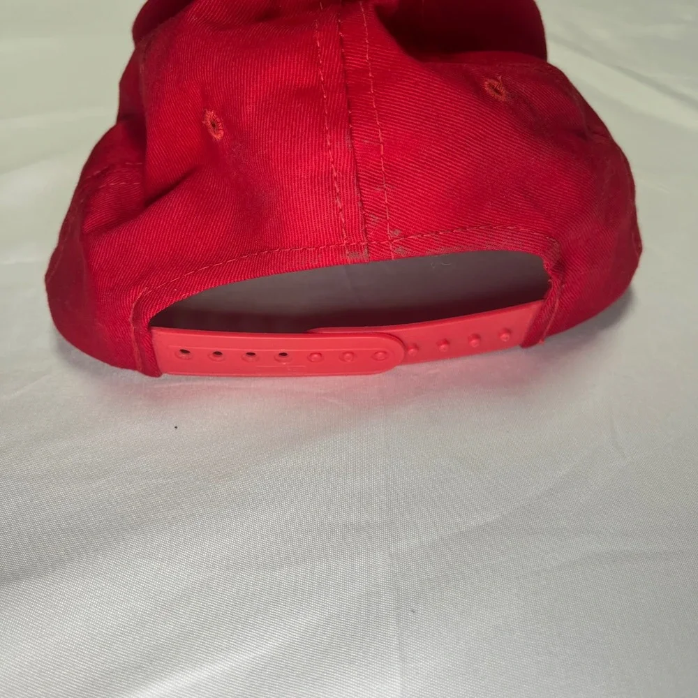 Ole Miss Rebels Red Snapback Baseball Cap Cotton Embroidered One Size